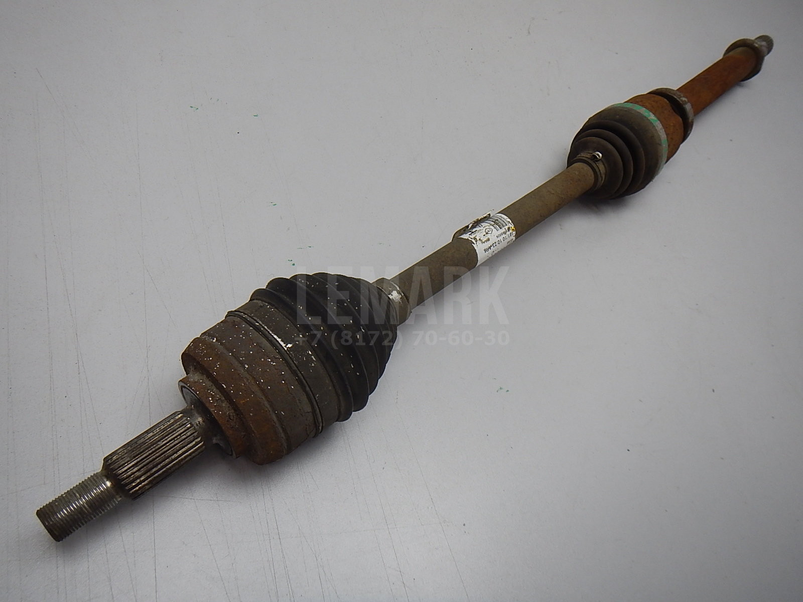 Полуось правая (привод) Renault Fluence 2010> 8200890089